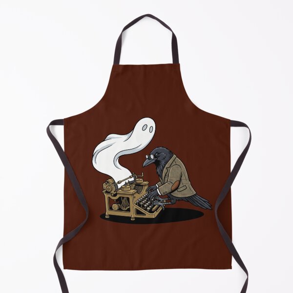 Item preview, Raven At A Vintage Typewriter designed and sold by Rare By Hero.