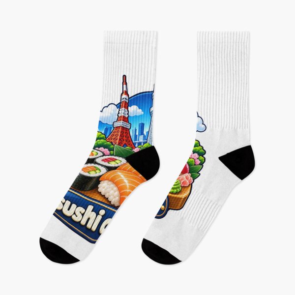 Item preview, Japanese Sushi Capital Cityscape Art designed and sold by Dresut.