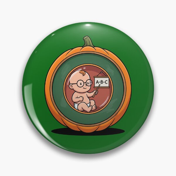 Item preview, Pumpkin Baby With An ABC Board designed and sold by Rare By Hero.