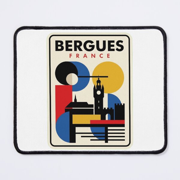 Item preview, Retro Bergues Bauhaus Geometric Skyline designed and sold by k3rstman1.