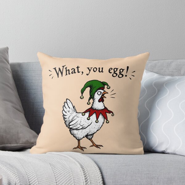 Item preview, What, You Egg! – Funny Shakespearean Chicken Jester Medieval Design designed and sold by witchlingart.
