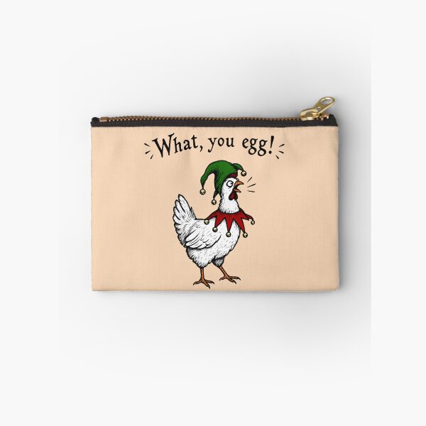 Item preview, What, You Egg! – Funny Shakespearean Chicken Jester Medieval Design designed and sold by witchlingart.