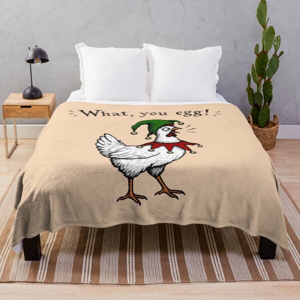 Item preview, What, You Egg! – Funny Shakespearean Chicken Jester Medieval Design designed and sold by witchlingart.