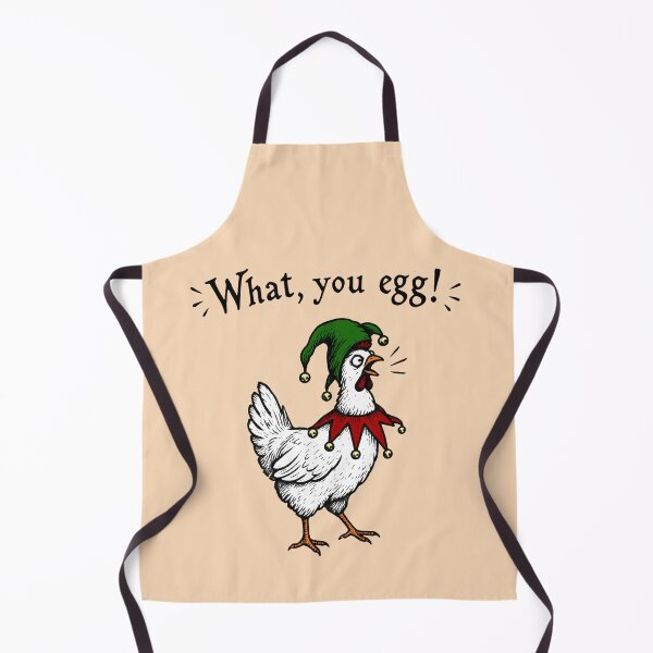 Item preview, What, You Egg! – Funny Shakespearean Chicken Jester Medieval Design designed and sold by witchlingart.