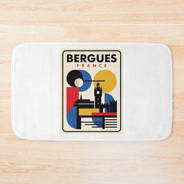 Item preview, Retro Bergues Bauhaus Geometric Skyline designed and sold by k3rstman1.
