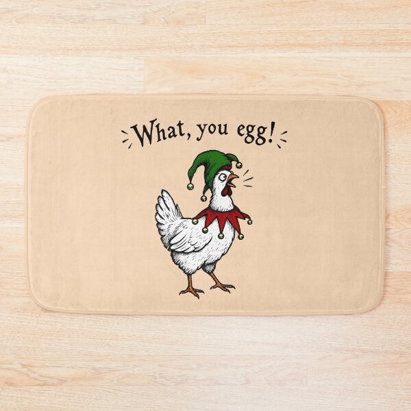 Item preview, What, You Egg! – Funny Shakespearean Chicken Jester Medieval Design designed and sold by witchlingart.