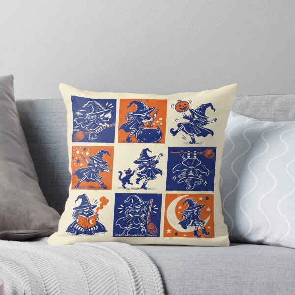 Item preview, Nine Lives of a Little Witch Halloween Grid designed and sold by 89shirts.