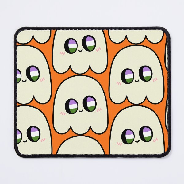 Item preview, Queer-Boo – Kawaii Genderqueer Pride Halloween Ghost designed and sold by Cannaxes Studio.