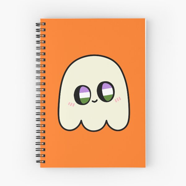 Item preview, Queer-Boo – Kawaii Genderqueer Pride Halloween Ghost designed and sold by Cannaxes Studio.