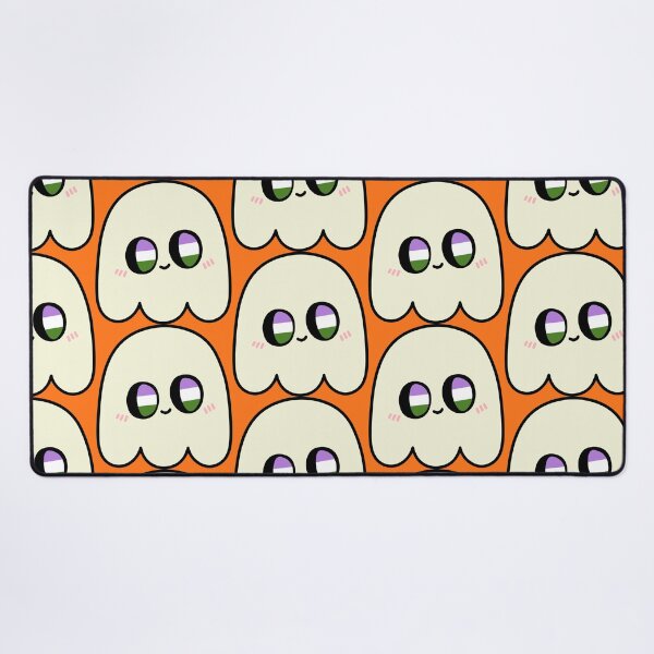 Item preview, Queer-Boo – Kawaii Genderqueer Pride Halloween Ghost designed and sold by Cannaxes Studio.