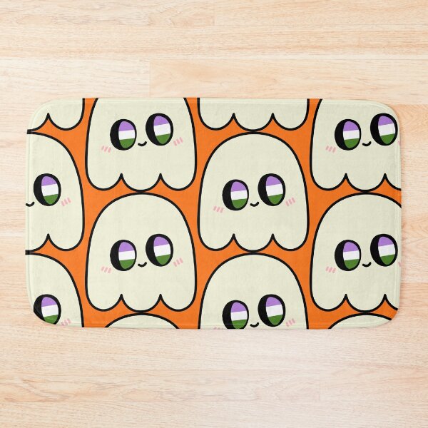 Item preview, Queer-Boo – Kawaii Genderqueer Pride Halloween Ghost designed and sold by Cannaxes Studio.