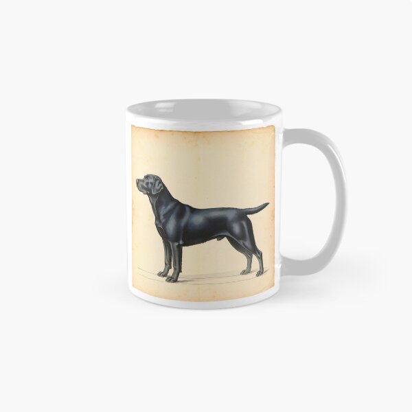 Item preview, Black Labrador Retriever Vintage Field Guide Art Print designed and sold by TheRandomHuman.