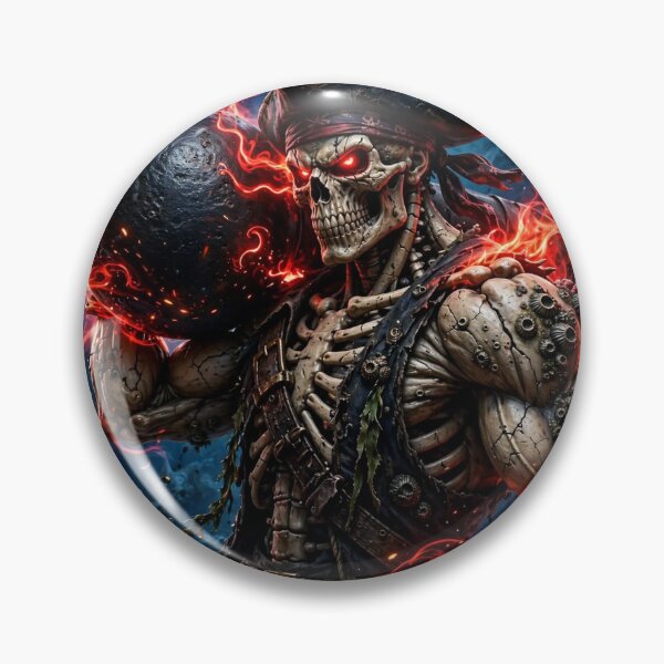 Item preview, The Undead Cannoneer – Infernal Pirate Skeleton designed and sold by RunicTide.