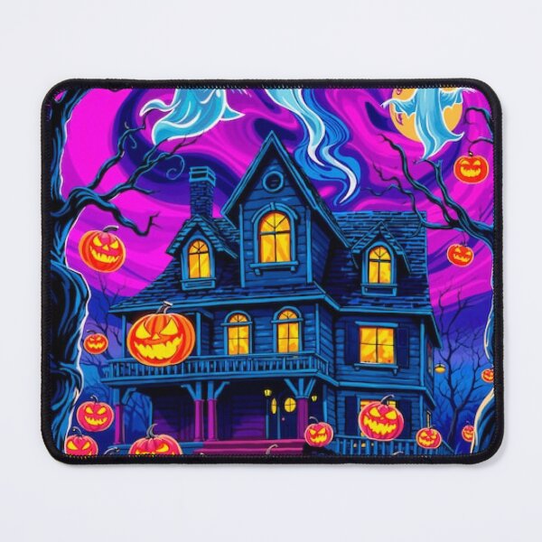 Item preview, Halloween Ghosts Pumpkins Haunted House designed and sold by 1beachbum.
