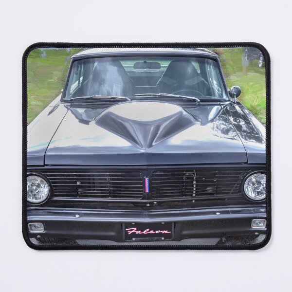 Item preview, Ford Falcon Futura Sprint Black Muscle Car Art Side Profile designed and sold by RichFrancoCars.