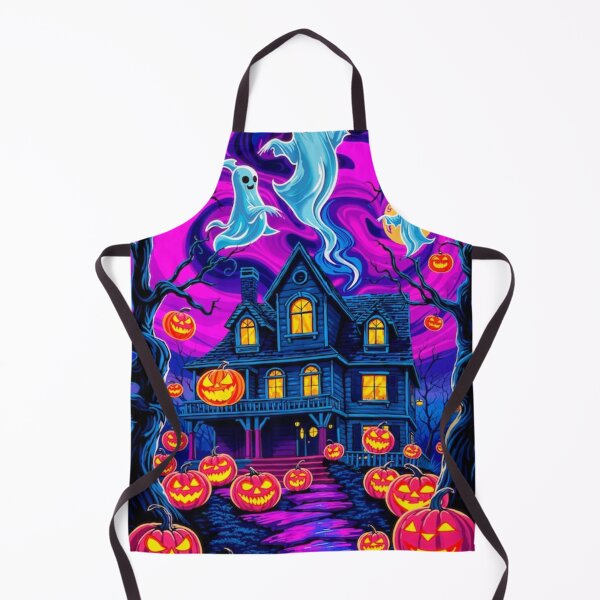 Item preview, Halloween Ghosts Pumpkins Haunted House designed and sold by 1beachbum.