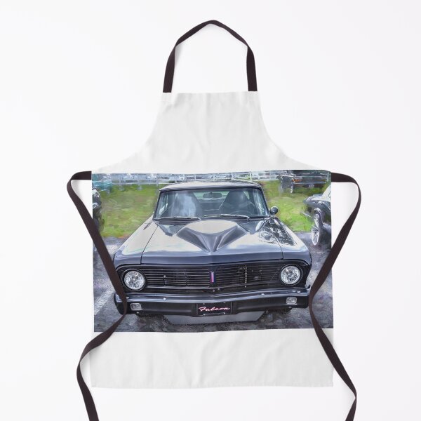 Item preview, Ford Falcon Futura Sprint Black Muscle Car Art Side Profile designed and sold by RichFrancoCars.
