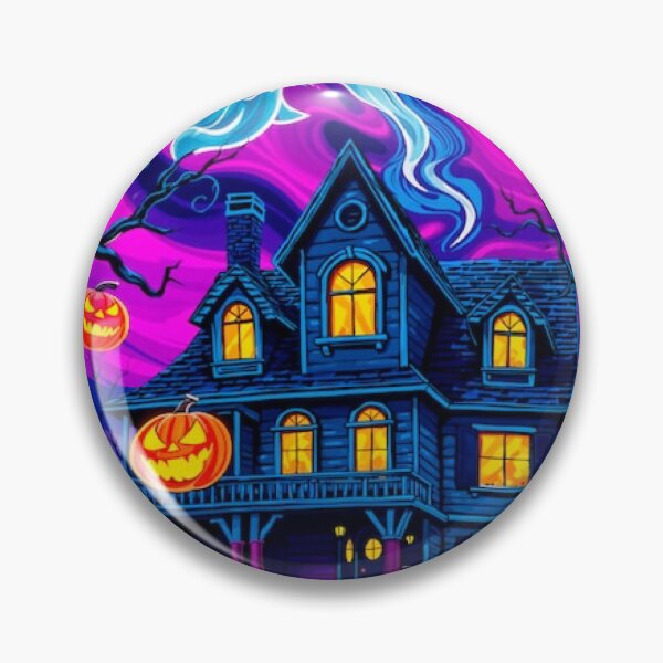 Item preview, Halloween Ghosts Pumpkins Haunted House designed and sold by 1beachbum.