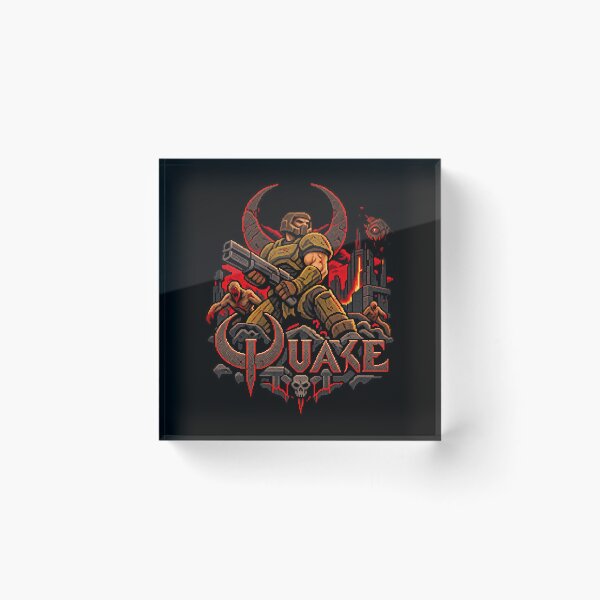 Item preview, Quake Ranger Strogg Slayer Retro FPS designed and sold by Pandaburba.
