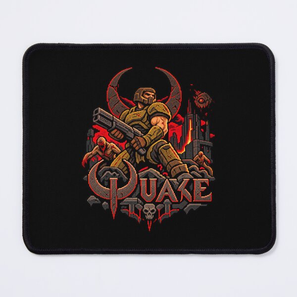 Item preview, Quake Ranger Strogg Slayer Retro FPS designed and sold by Pandaburba.