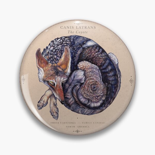 Item preview, Introspection ~ Coyote Wildlife Illustration designed and sold by wolveshaunt.