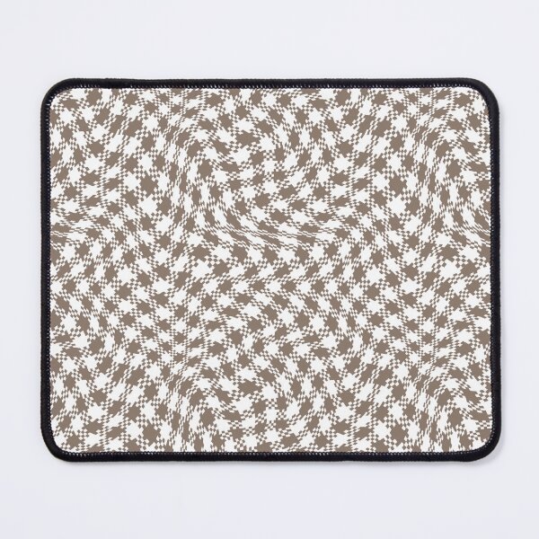 Item preview, Wavy Houndstooth Neutral Abstract Minimalist Pattern designed and sold by Fiorart Studio .