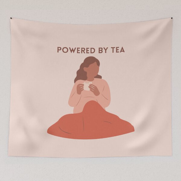 Item preview, Powered by tea designed and sold by creativityisfun.