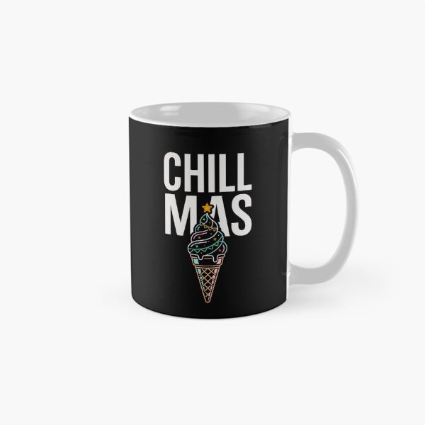 Item preview, Chillmas Ice Cream Lover Christmas Tree Cone Star Funny Holiday Dessert Design designed and sold by 519xdesign.