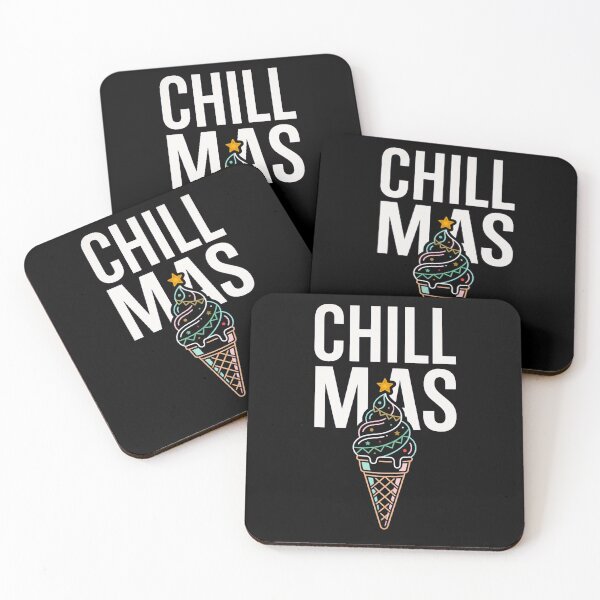 Item preview, Chillmas Ice Cream Lover Christmas Tree Cone Star Funny Holiday Dessert Design designed and sold by 519xdesign.