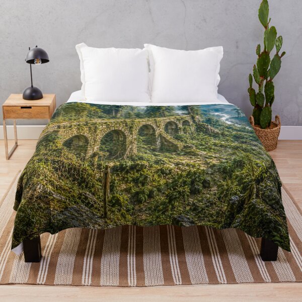 Item preview, Ancient Jungle Aqueduct – Forgotten Ruins in the Rainforest designed and sold by RunicTide.