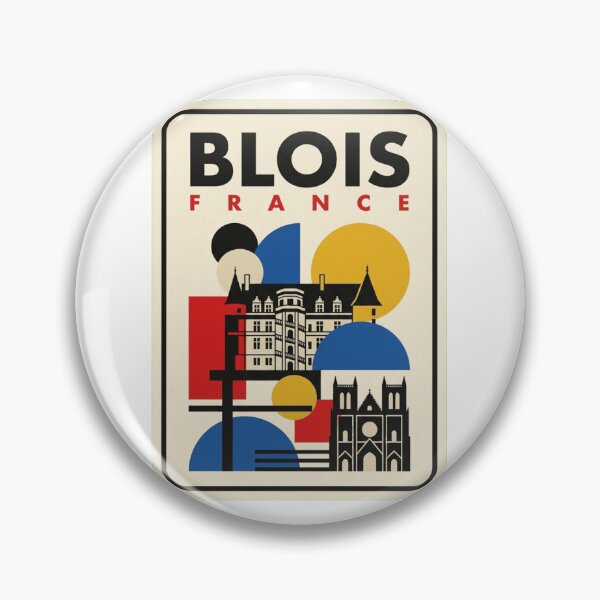 Item preview, Retro Blois Bauhaus Geometric Skyline designed and sold by k3rstman1.