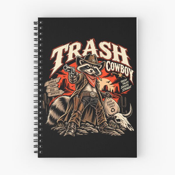 Item preview, Trash Cowboy Raccoon Wild West Outlaw designed and sold by Pandaburba.
