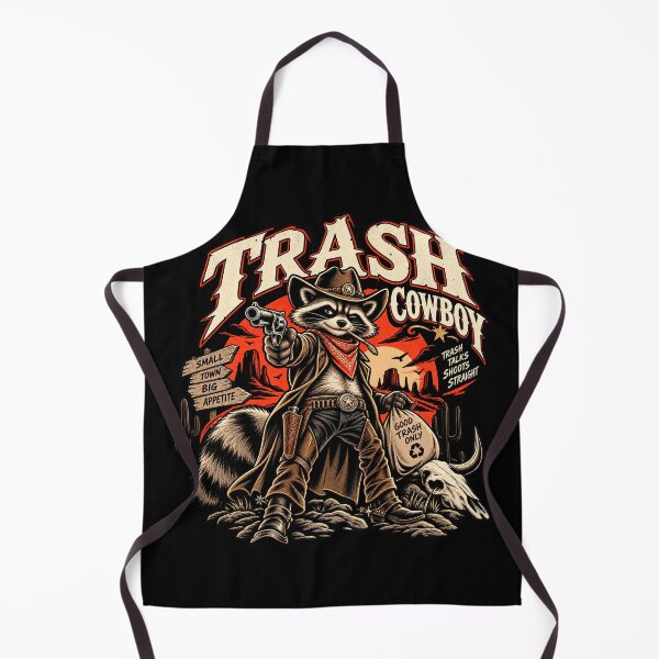 Item preview, Trash Cowboy Raccoon Wild West Outlaw designed and sold by Pandaburba.