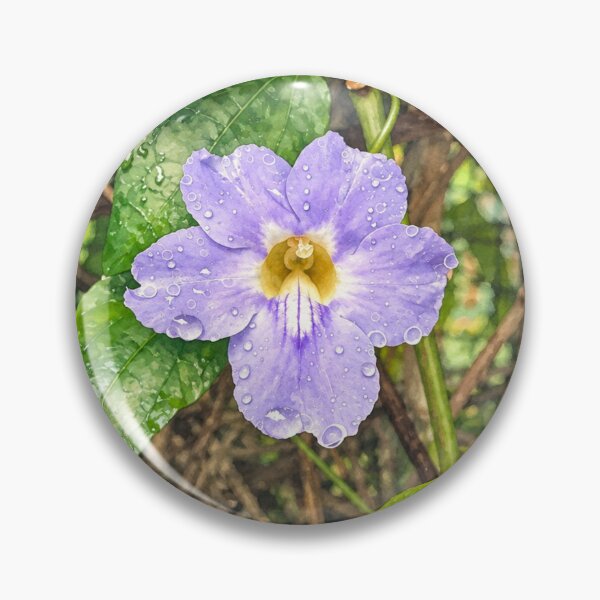 Item preview, Purple flower with raindrops designed and sold by Carol-arts-.