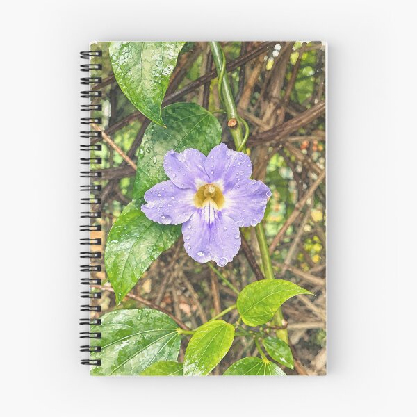 Item preview, Purple flower with raindrops designed and sold by Carol-arts-.