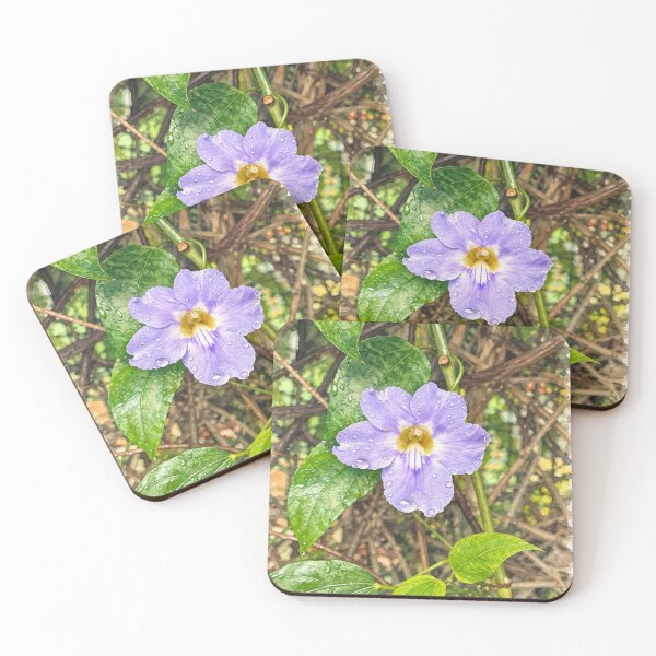 Item preview, Purple flower with raindrops designed and sold by Carol-arts-.