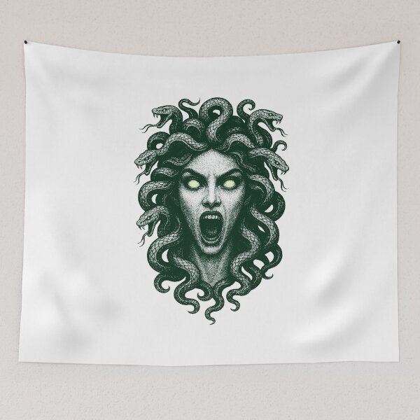 Item preview, Medusa – Greek Mythology Gorgon Illustration designed and sold by xndrlab.