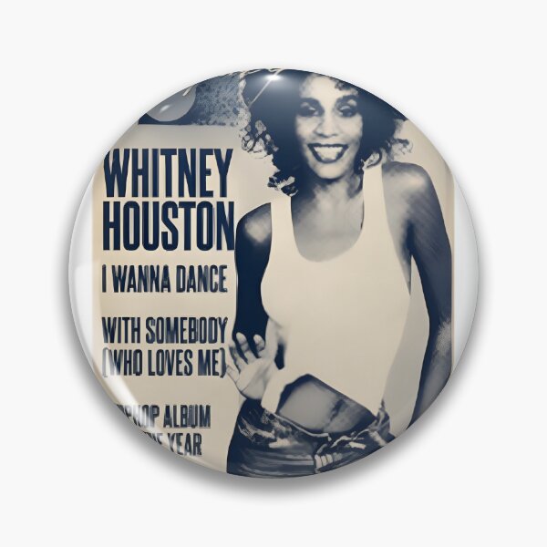 Item preview, Whitney Houston I Wanna Dance with Somebody Vintage Retro Music Poster Art Design designed and sold by Mokapro.