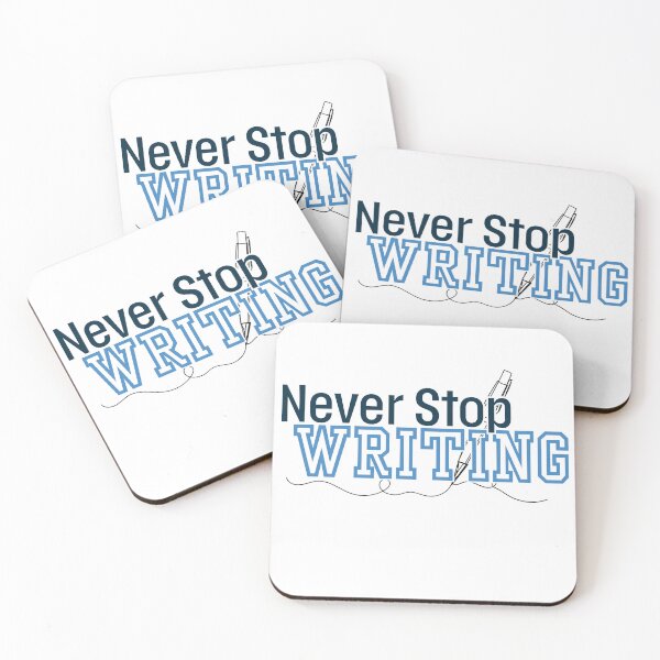 Item preview, Never Stop Writing with Pencil Writing designed and sold by sculptedstoriesco.