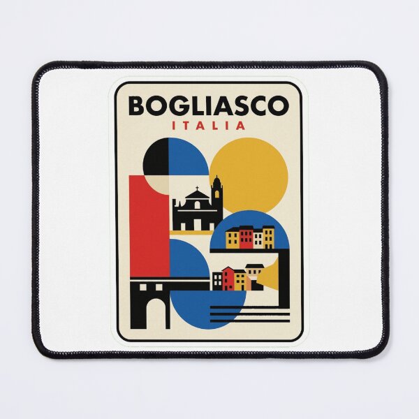 Item preview, Retro Bogliasco Bauhaus Geometric Skyline designed and sold by k3rstman1.