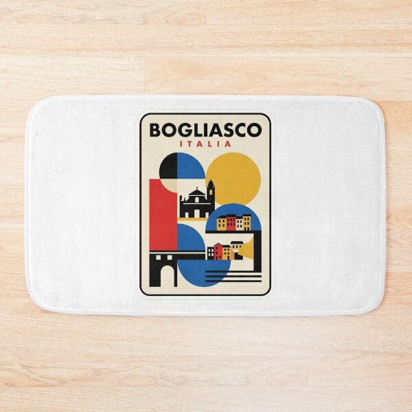 Item preview, Retro Bogliasco Bauhaus Geometric Skyline designed and sold by k3rstman1.