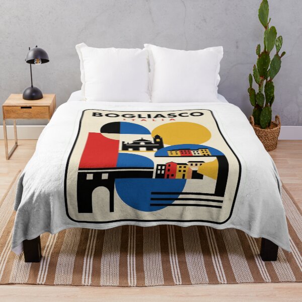 Item preview, Retro Bogliasco Bauhaus Geometric Skyline designed and sold by k3rstman1.