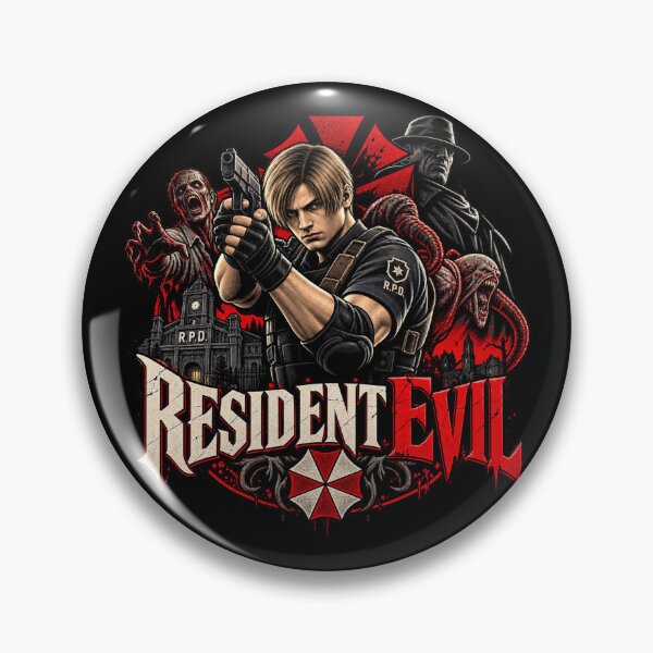 Item preview, Leon Kennedy Resident Evil Raccoon City Survival Horror designed and sold by Pandaburba.