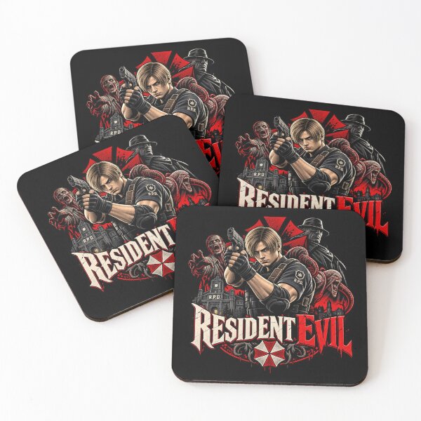 Item preview, Leon Kennedy Resident Evil Raccoon City Survival Horror designed and sold by Pandaburba.