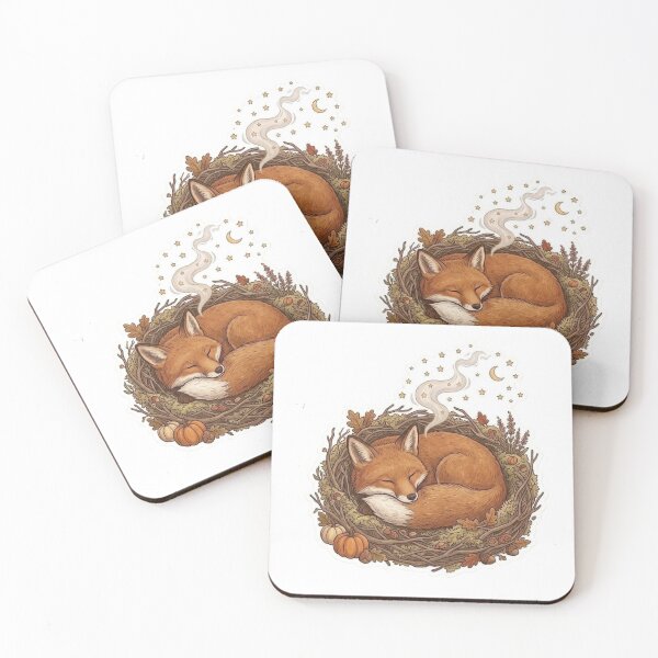 Item preview, Dreaming Autumn Fox designed and sold by Pumpkinwishes13.