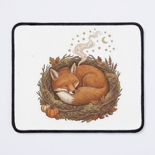 Item preview, Dreaming Autumn Fox designed and sold by Pumpkinwishes13.