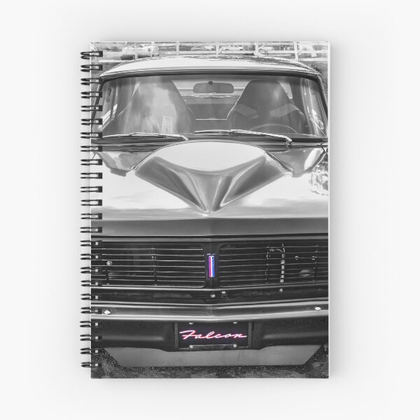 Item preview,   Ford Falcon Futura Sprint Black Muscle Car Art Side Profile designed and sold by RichFrancoCars.
