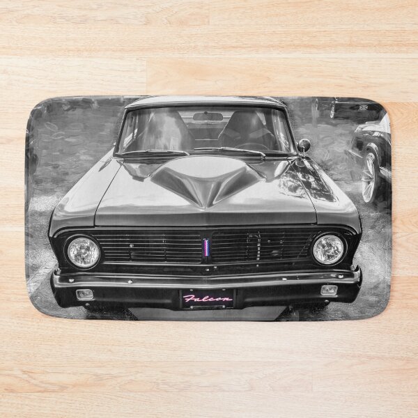 Item preview,   Ford Falcon Futura Sprint Black Muscle Car Art Side Profile designed and sold by RichFrancoCars.