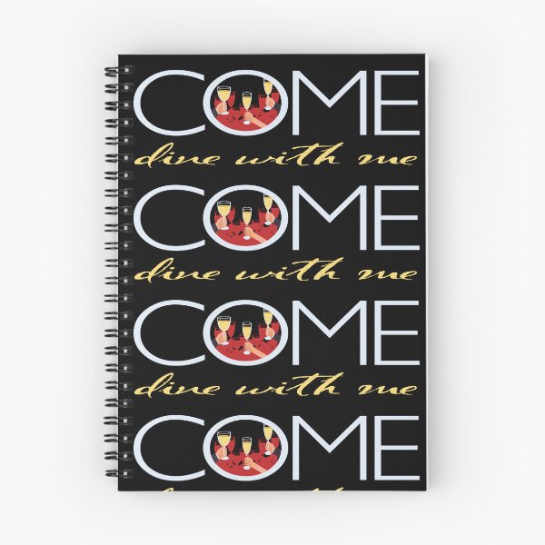 Item preview, Come Dine With Me “Cheers!” (on Black) designed and sold by PawsitiveMum3.
