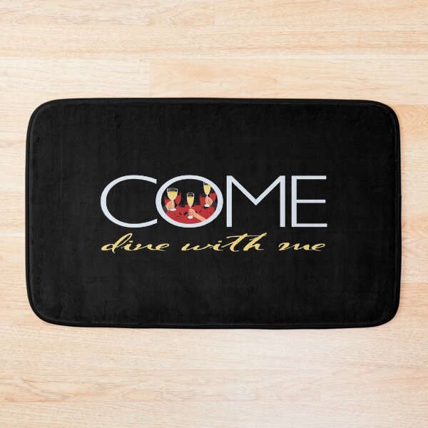 Item preview, Come Dine With Me “Cheers!” (on Black) designed and sold by PawsitiveMum3.